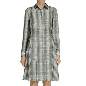 Ferragamo Silk Snakeskin Dress